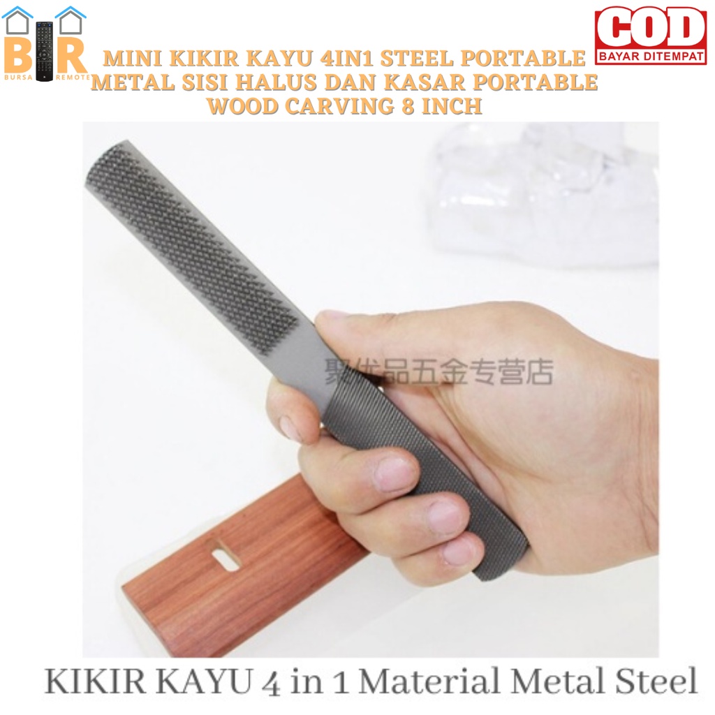 Kikir Kayu HEAVY DUTY Steel Files Pengasah Gergaji Besi Kayu