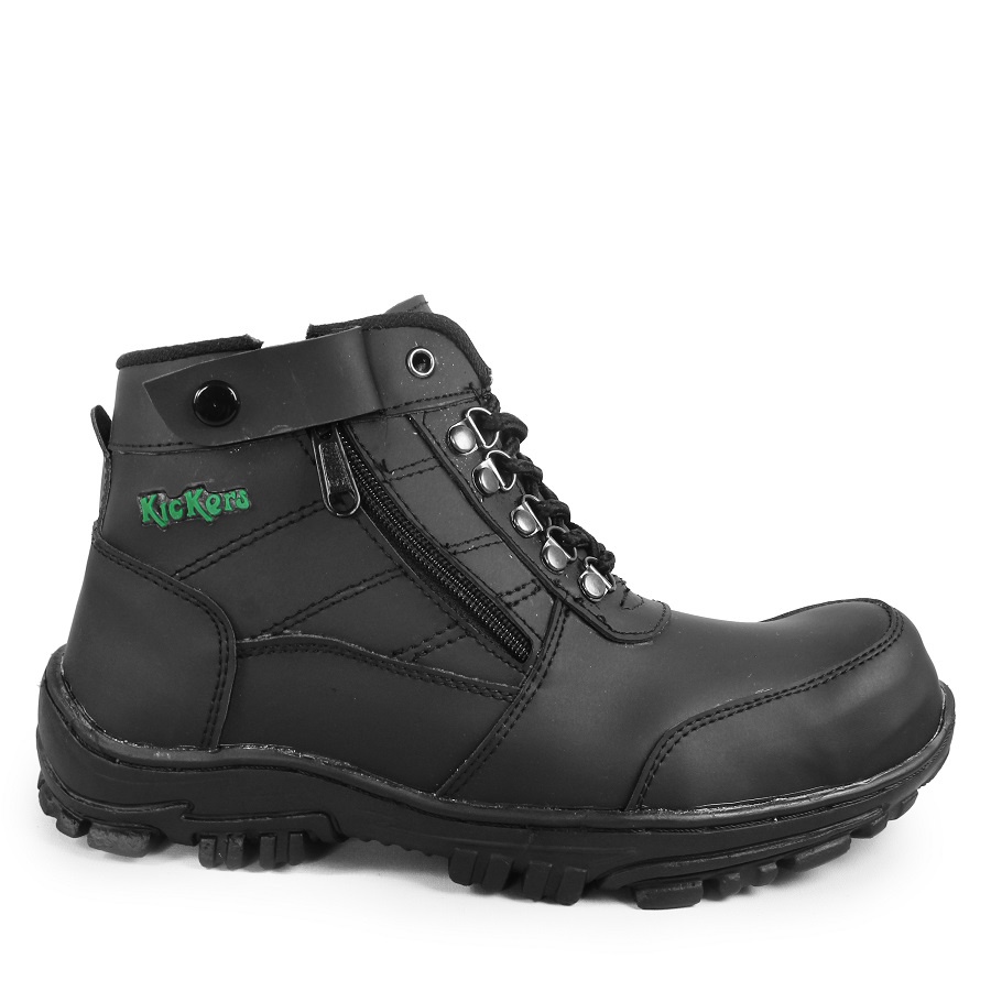 SEPATU SAFETY BOOTS PRIA KICKERS MORISEY UJUNG BESI RESLETING TOURING HIKING BIKERS MURAH