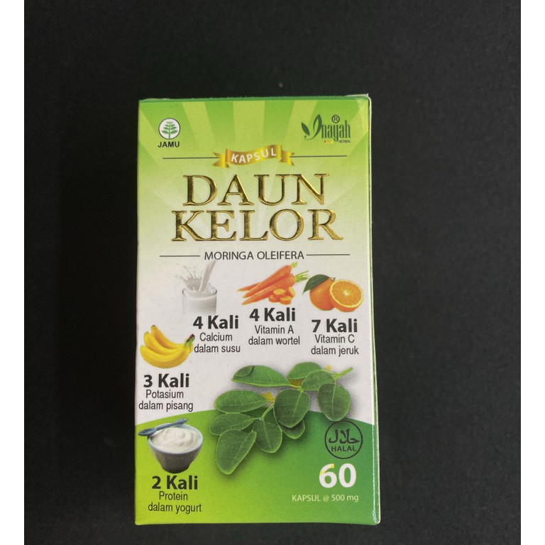 Kapsul daun kelor isi 60