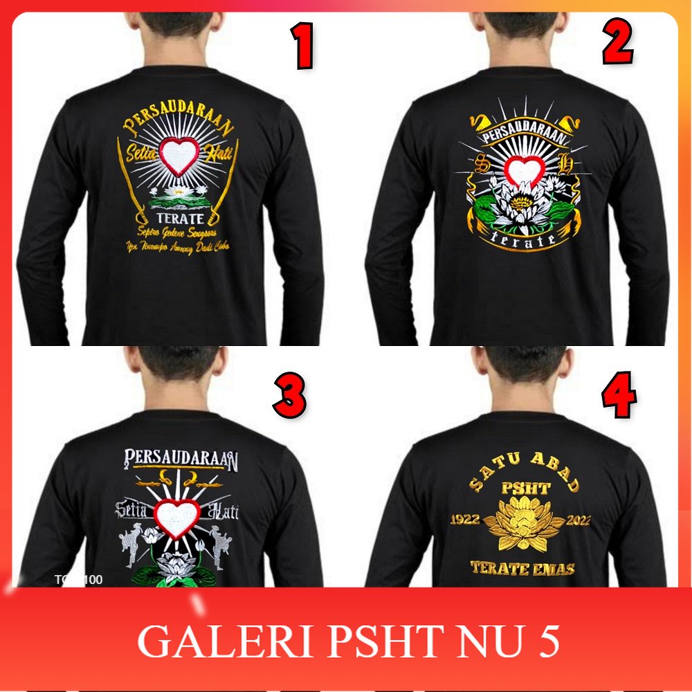ATRIBUT PSHT- Kaos PSHT Panjang-Kaos PSHT Bordir-Kaos Distro PSHT-Kaos Terate Distro-Kaos Terate PSH