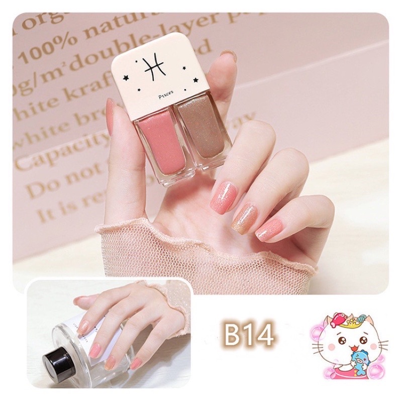 QEILA - KUTEK FEALI 2in1 KUTEK HALAL KUTEKS KOREA NAIL POLISH CAT KUKU MUSLIMAH