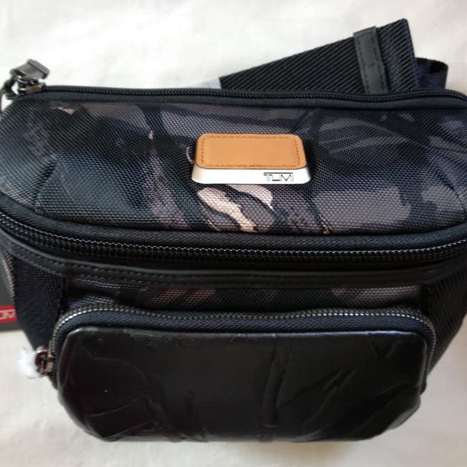 BARANG BERKUALITAS WAISTBAG COWOK~ ORIGINAL TUMI COLUMBUS UTILITY POUCH WAIST BAG BELT BAG PROMO