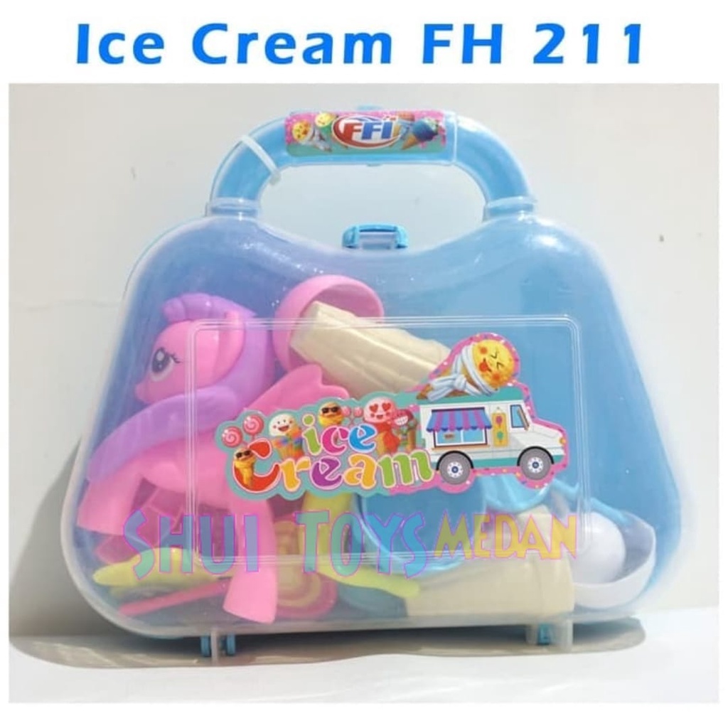 MAINAN ANAK PEREMPUAN ICE CREAM LITTLE PONY BOX FH211 / MAINAN ES KRIM