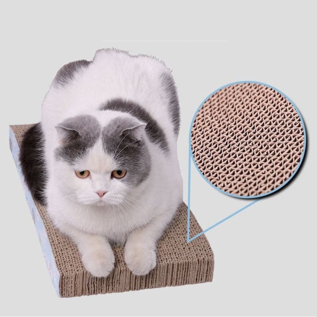 Garukan Kucing - Wavy Cat Scratcher Board FEZONE