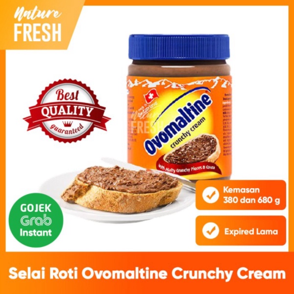 

Unik Selai Roti Ovomaltine Crunchy Cream Selai Ovomaltin Jam Selai Coklat I - 380g Diskon