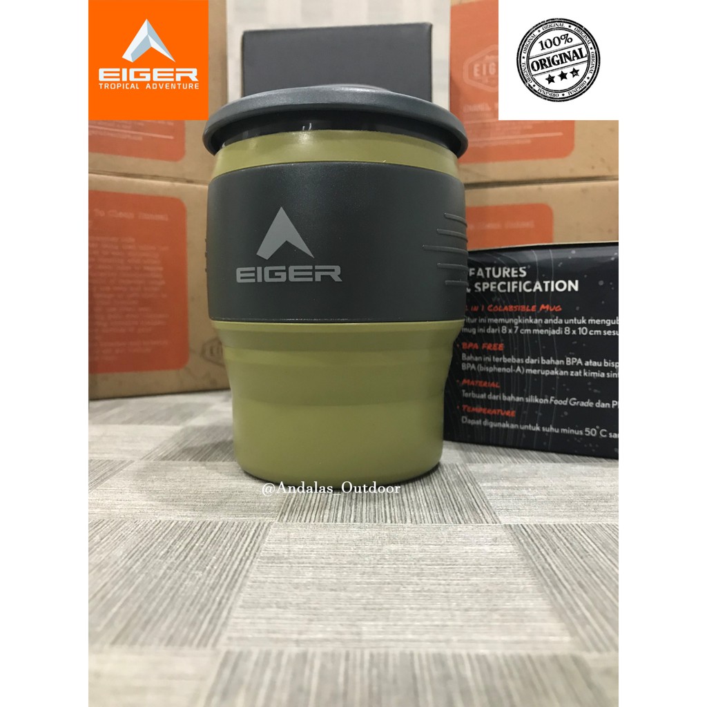 EIGER001 MUG CANGKIR VERNAL, DARK GREY 4739