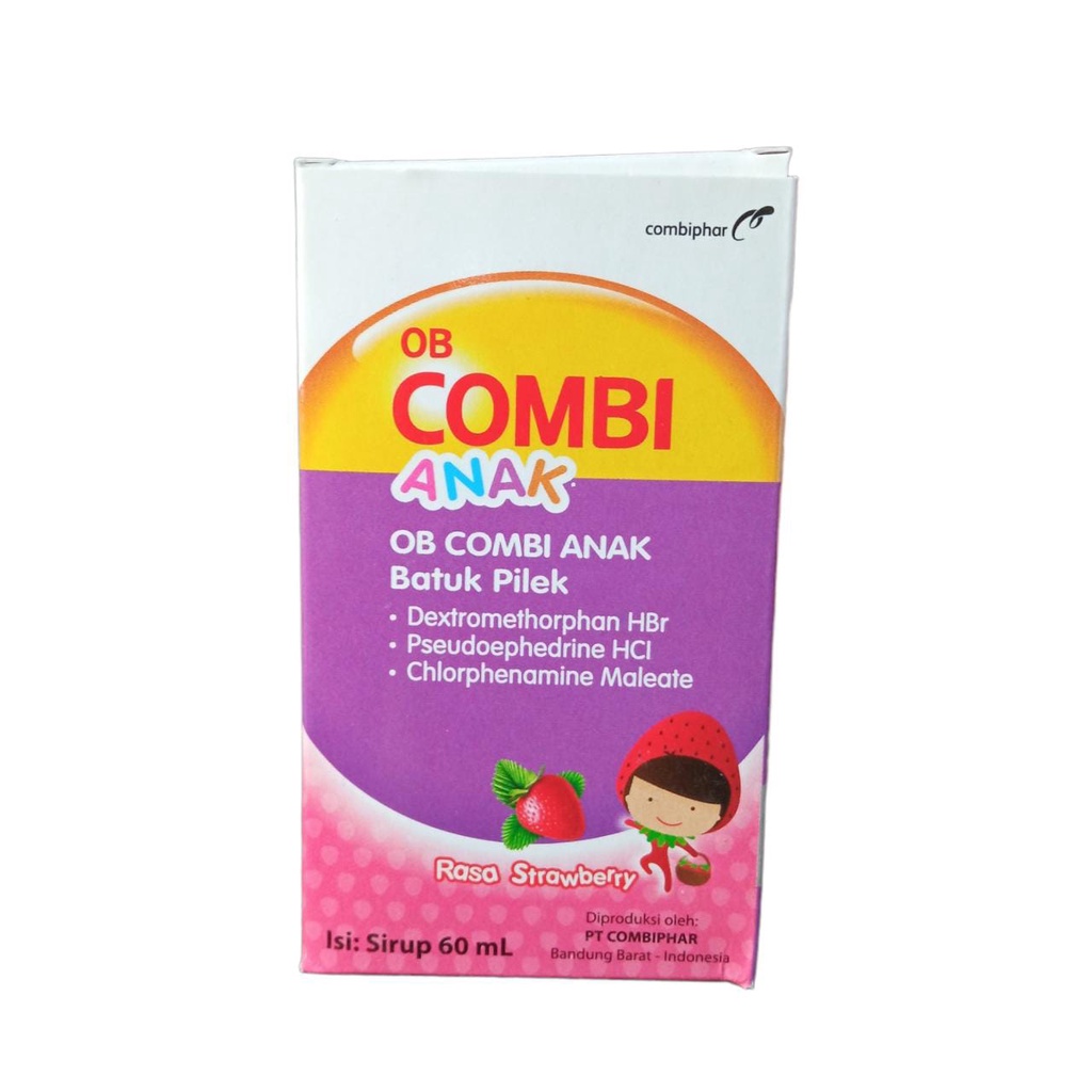 OB COMBI ANAK BATUK PILEK RASA STRAWBERRY