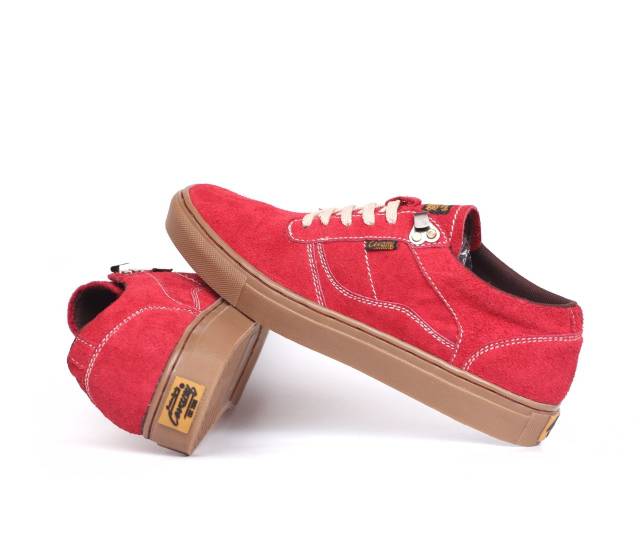 Sepatu Lokal Shoes Local Pride Cevany Gordon Low Cut Red Gum