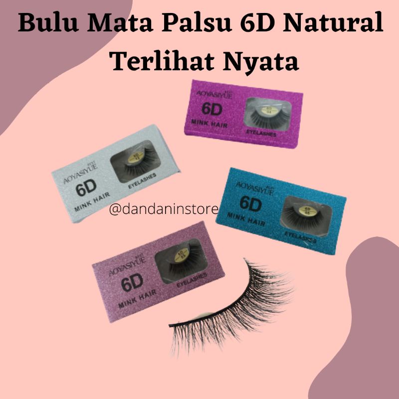 Best Produk Eyelash Curler penjepit Bulu Mata alat penjepit pelentik bulu mata Bulu Mata Palsu 3D 1 pasang cantik natural lentik medium Murah terlaris