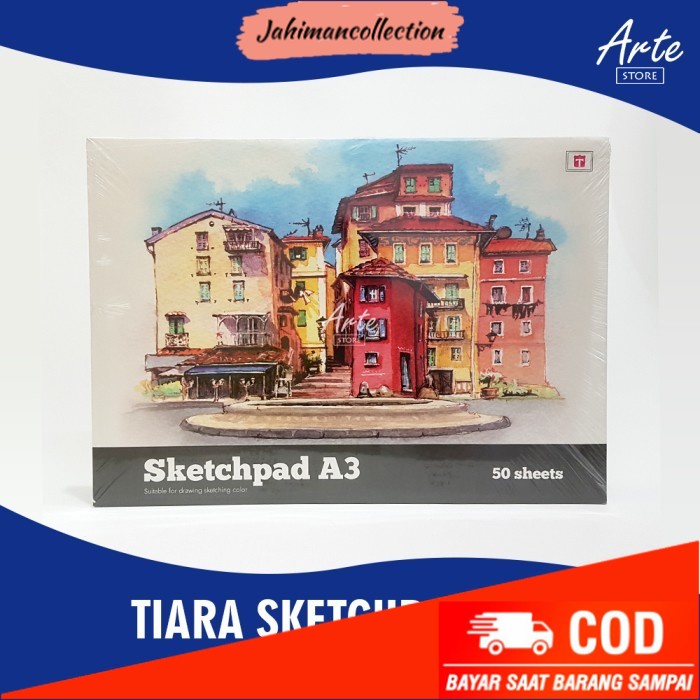 

✨ BISA COD ✨ Tiara Artist Sketch Pad A3 (50 lembar)