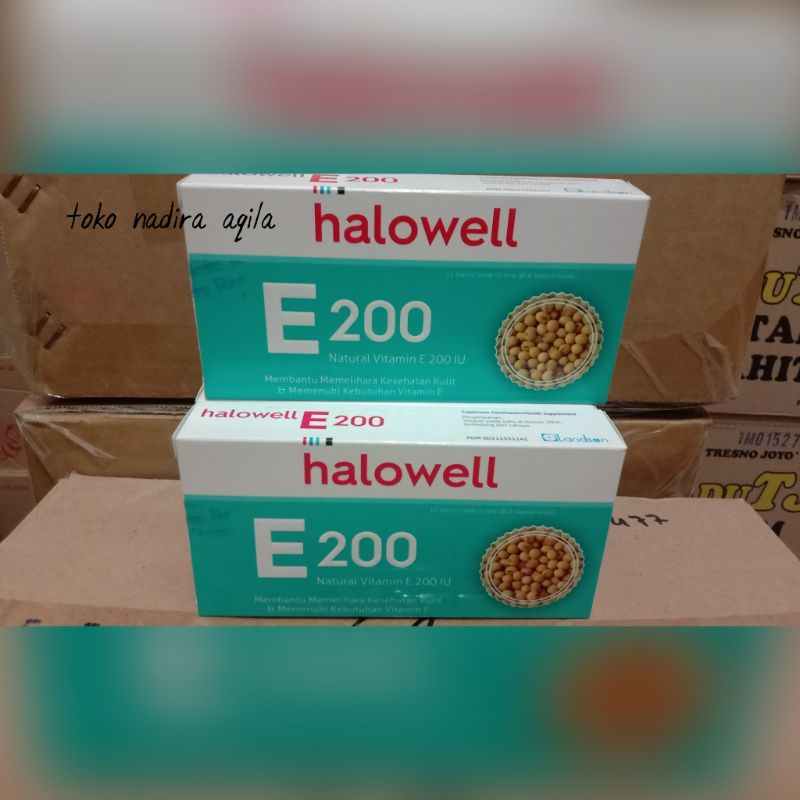 Halowell E Natural Vitamin E 200 IU || vitamin E || Vitamin E 200 IU