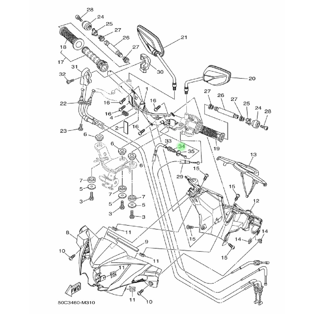 BAUT DRAT DERAT STELAN STELAN KOPLING JUPITER MX 135 LAMA OLD NEW NJMX MX KING 150 ORI 90123-08046