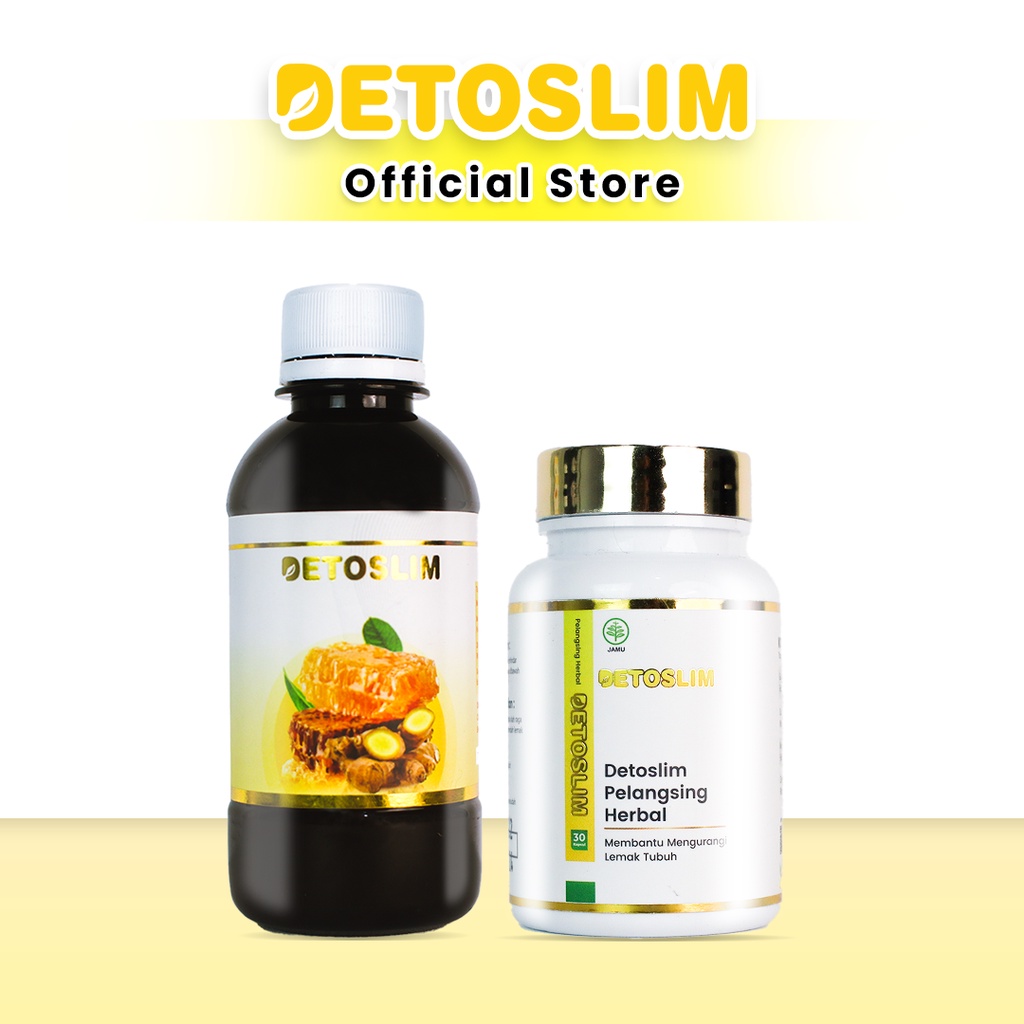 Jual Detoslim 1 Madu + 1 Kapsul Penurun Berat Badan Obat Penghilang