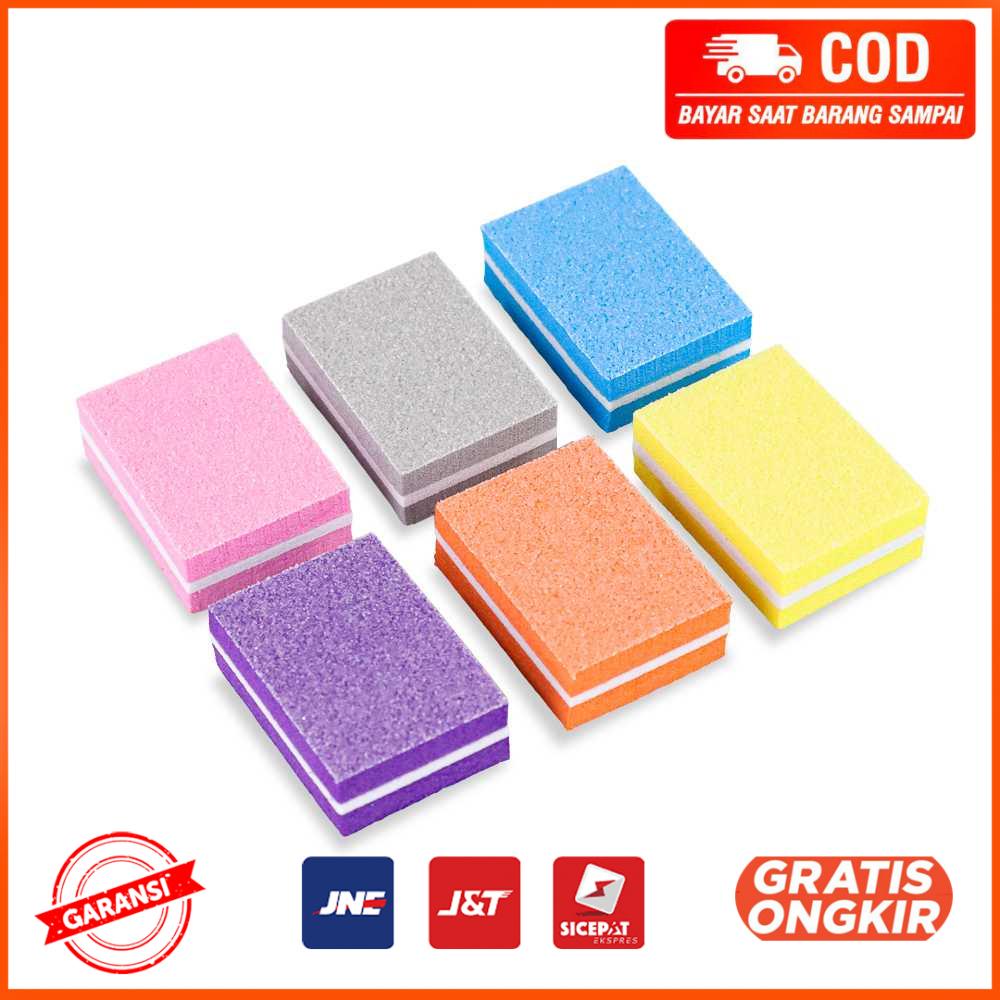 Balok Kikir Kuku Nail Polishing Block Manicure 50PCS