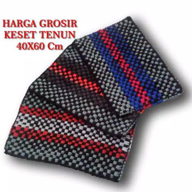 Keset Tenun Keset berbahan kain perca