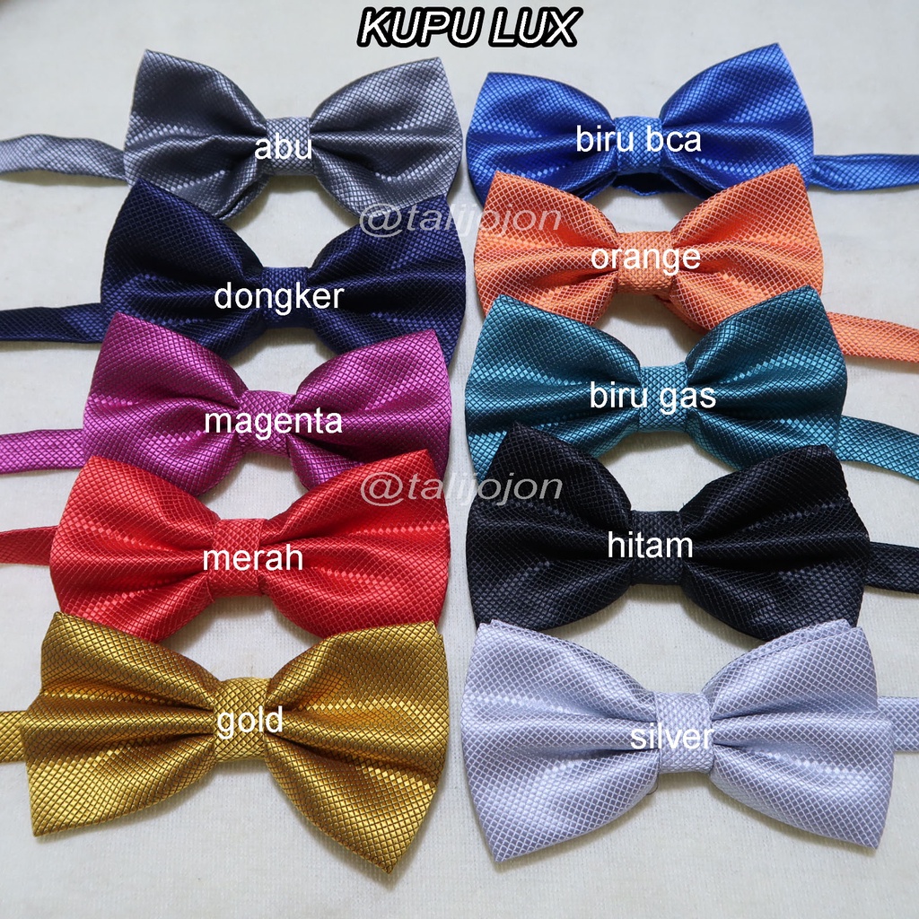 Dasi Kupu Kupu Dasi Pria Bowtie 100% Polyester Import