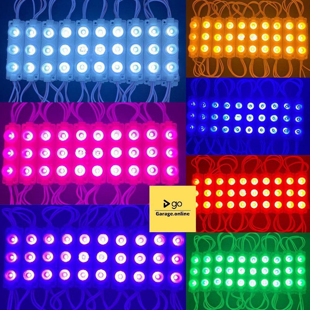 LED 3 MATA BESAR 24V 3 Watt Modul LAMPU LED Truk WATERPROOF anti air TERMURAH