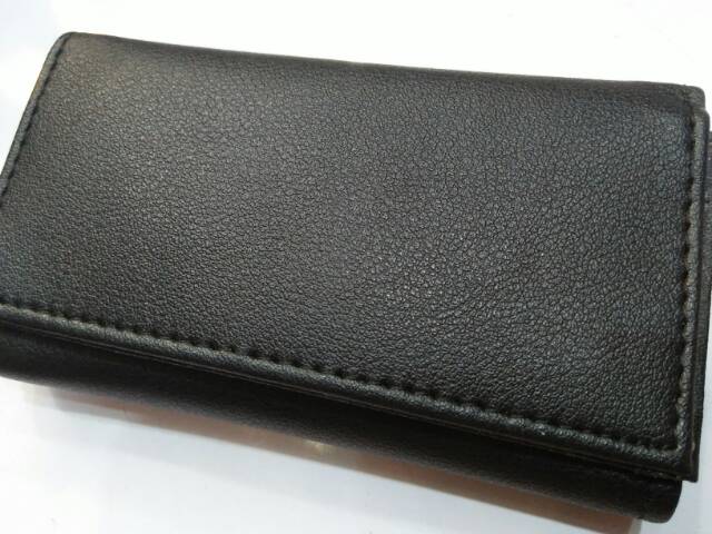 Dompet kunci stnk hitam polos