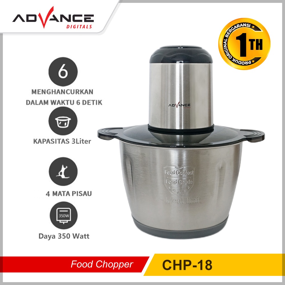 Advance Fruits Meat Chopper CHP-30 size 3L Garansi 1 tahun