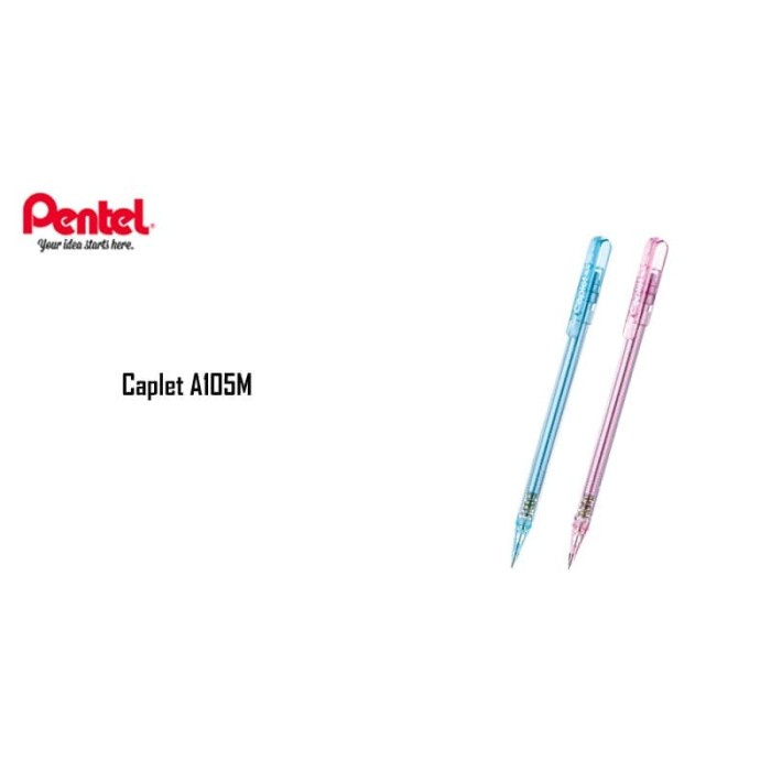 

Hot Sale Pensil Mekanik Caplet Metallic 0.5Mm Pentel Original Sale!!!