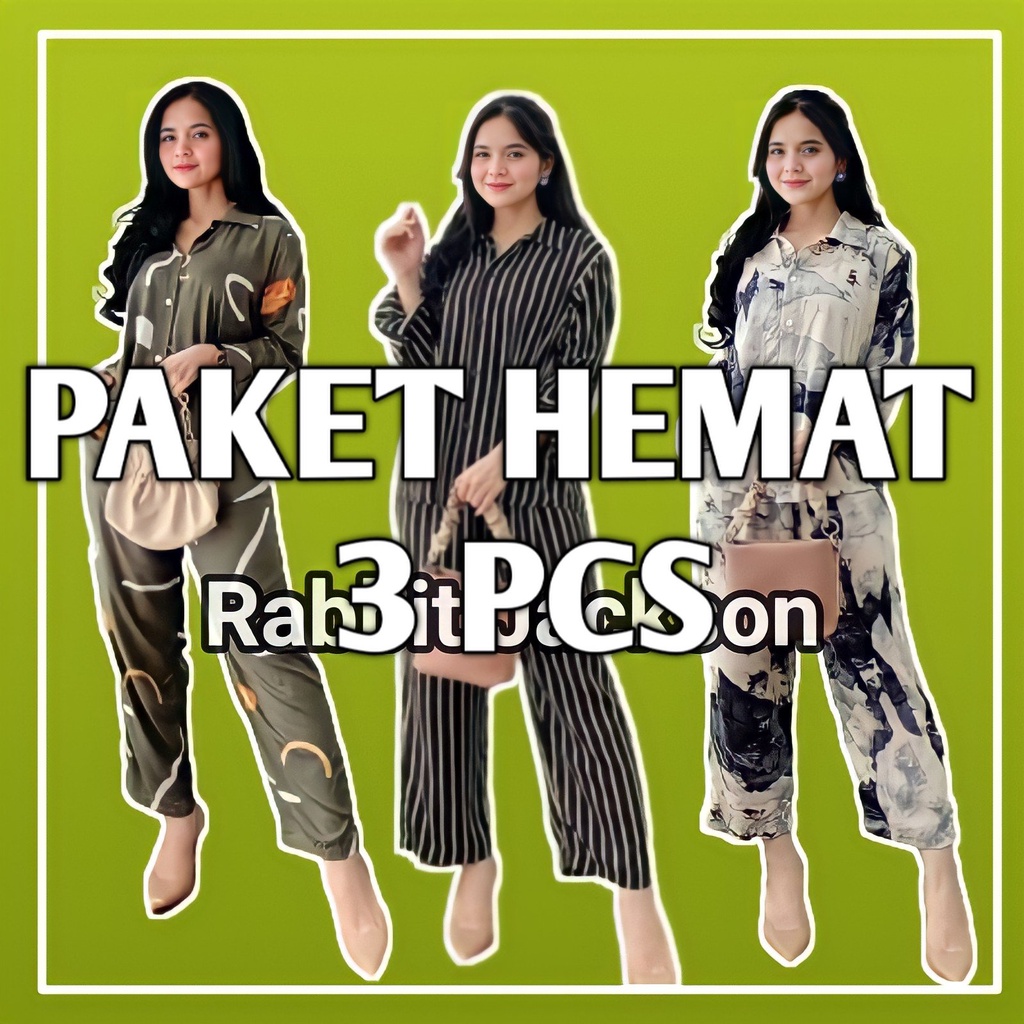 3 PCS PAKET HEMAT ONE SET RAYON