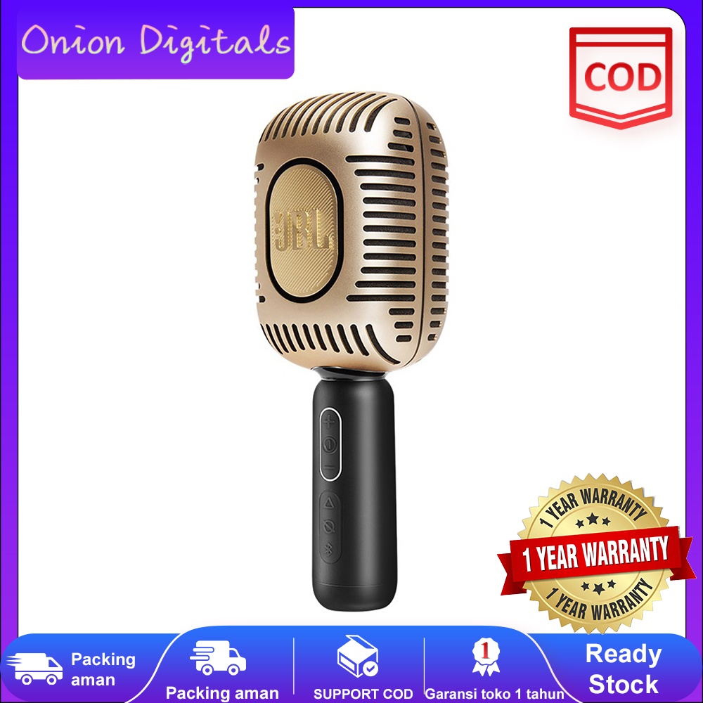 JBL KMC 650 Professional Karaoke Microphone Portable Bluetooth Wireless Speaker Microphone for Phone