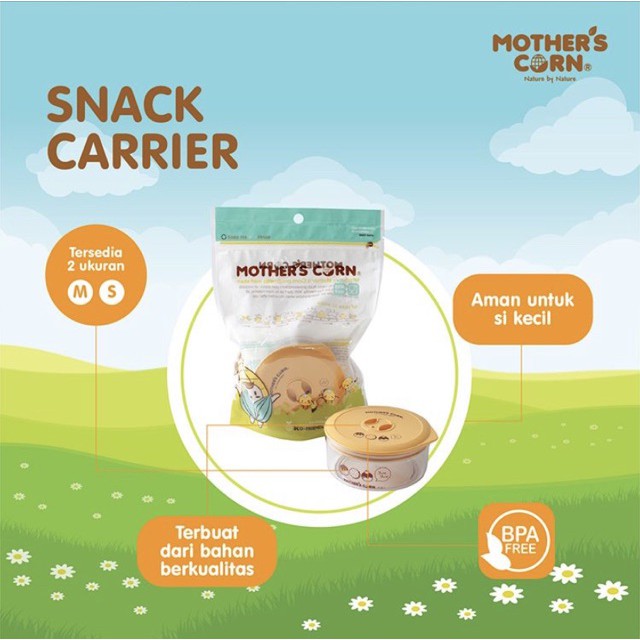 MOTHER’S CORN / Motherscorn / Mothers Corn Snacks Carrier size Small &amp; Medium(Wadah Snack Anak