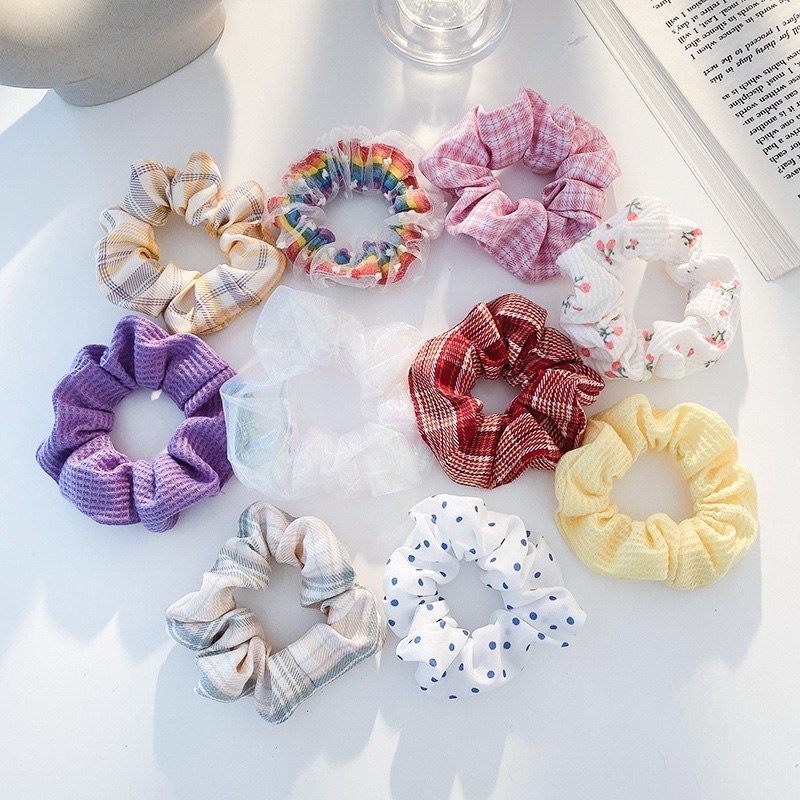Premium Scrunchy / Scrunchie / Ikat Rambut Korea / Scrunchies / Cepolan Hijab Besar / Cepol/ Korea scrunchy