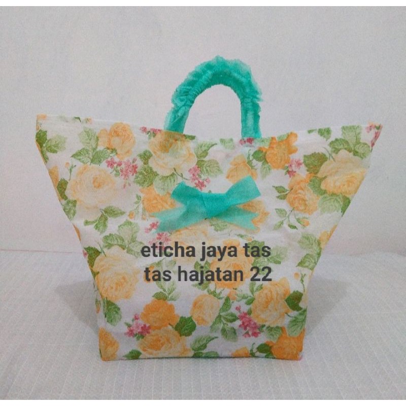 tas hajatan motif bunga 22x22