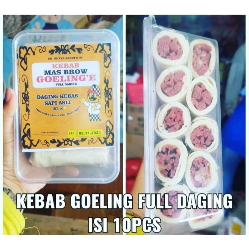 

Kebab Goeling Mas Brow - amira frozen food