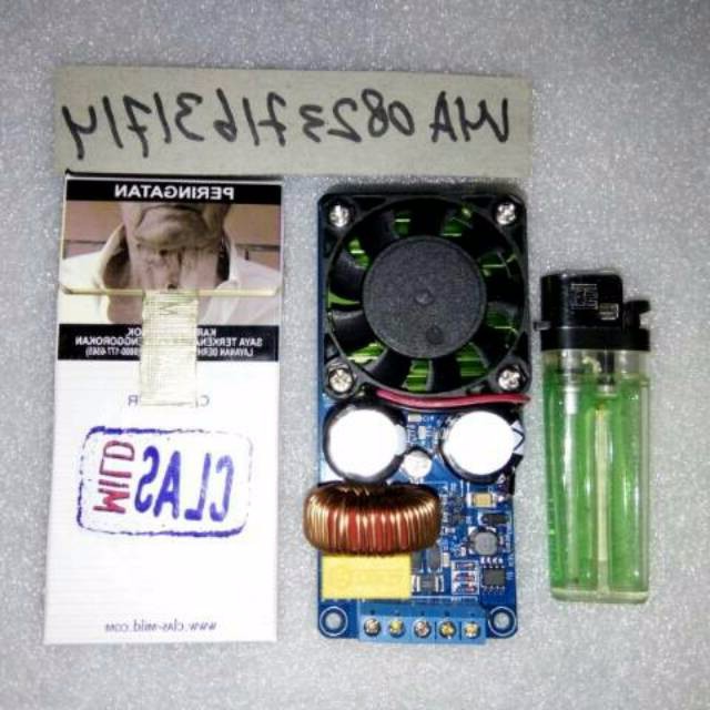 Power Amplifier Driver Sound Audio Class D HiFi Power AMP Board IRS2092S 500W Mono Channel
