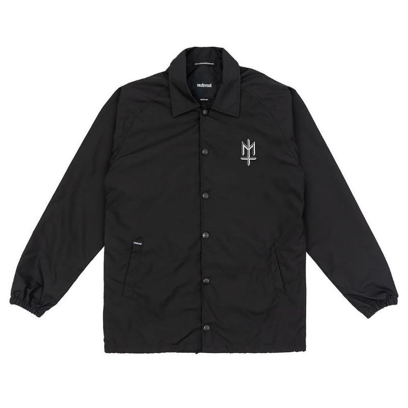 MATERNAL DISASTER KWARLE JAKECT COACH WINDBREAKER BLACK