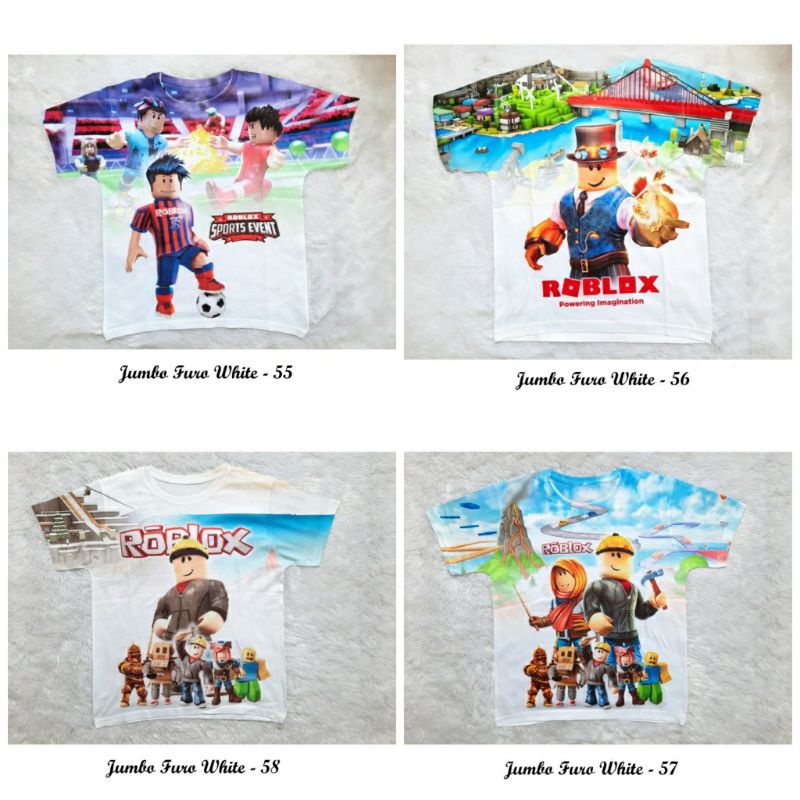 Furo Kaos Anak Karakter Jumbo Roblox size 16 18 20