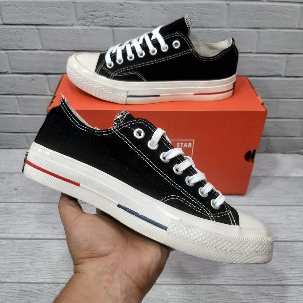 CONVERSE 70s HERITAGE black LOW PREMIUM Bisa bayar ditempat EGYSNEAKERS