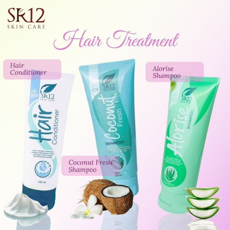 HAIR CARE SR12/ALORISE SHAMPOO SR12/COCONUT FRESH SHAMPOO SR12/ SHAMPOO RAMBUT KETOMBE & RAMBUT RONT