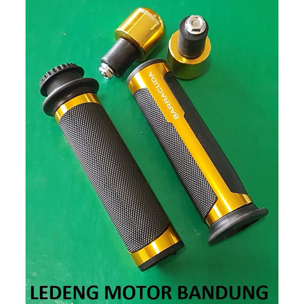 Handfat Barracuda Karet Handle Grip + Bandul Jalu Stang Motor CnC