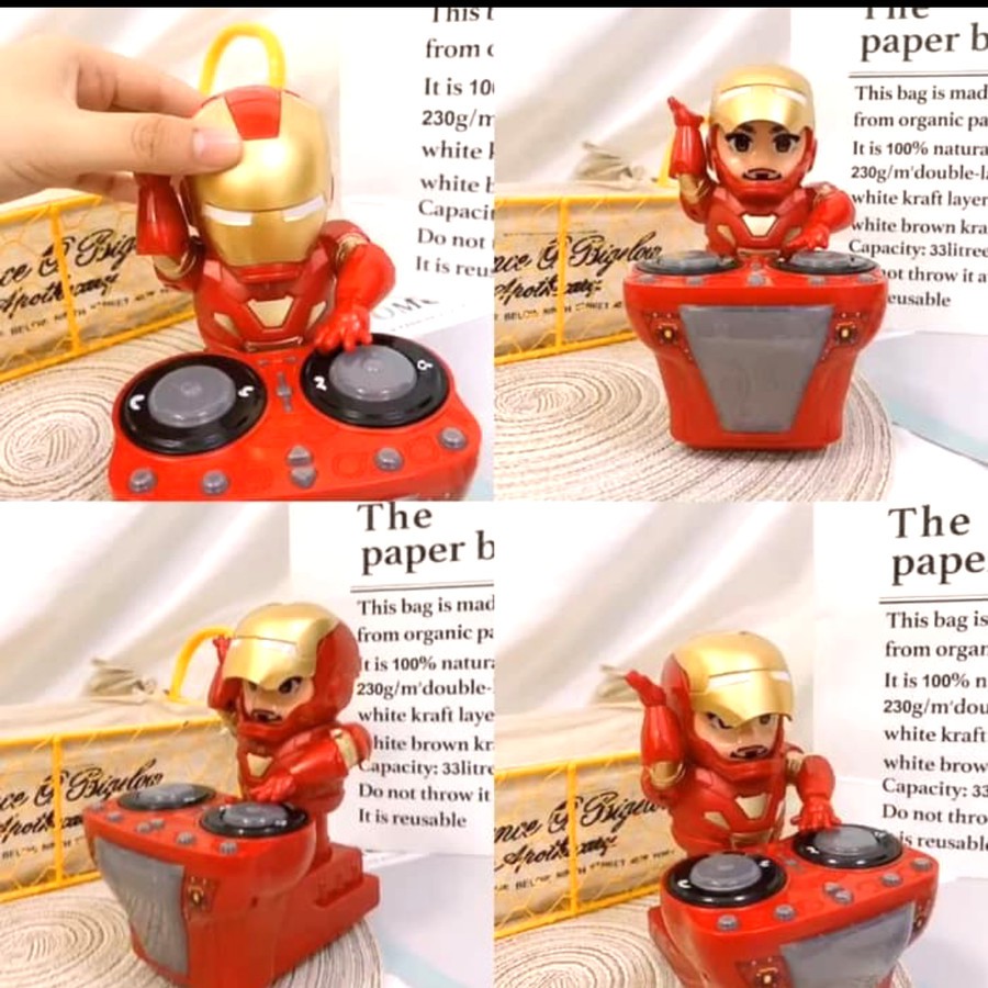 mainan dance hero dynamic dj iron man