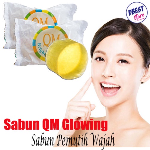 Sabun QM Lightening Glowing Soap / Sabun Brightening Antiseptik Antiseptic original BPOM