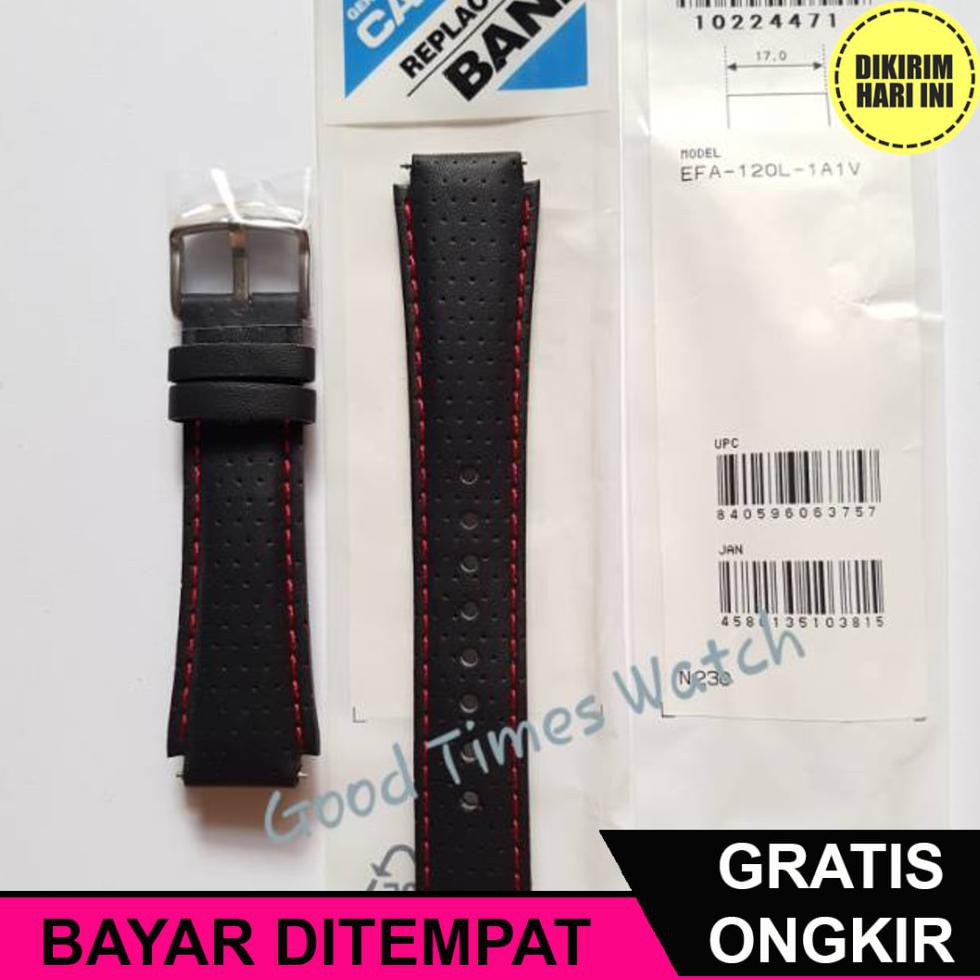 (BAYAR DITEMPAT) OE4877 STRAP EDIFICE EFA-120L-1A1V / EFA-120 CASIO ORIGINAL