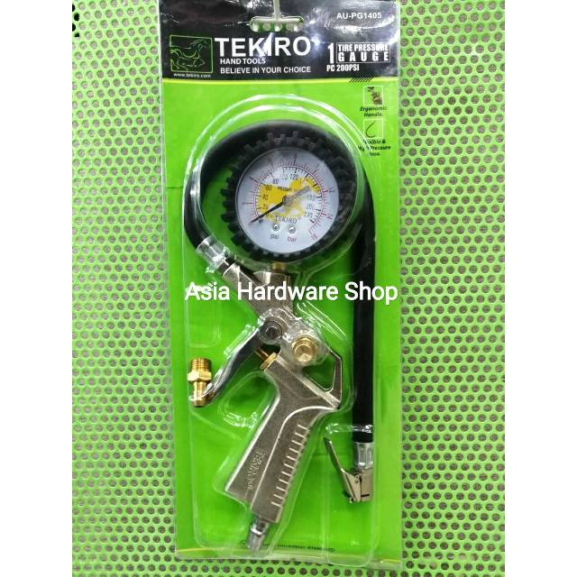 Jual Alat Ukur Isi Angin Fungsi Inflator Gun Tekiro Tire Gauge In Shopee Indonesia