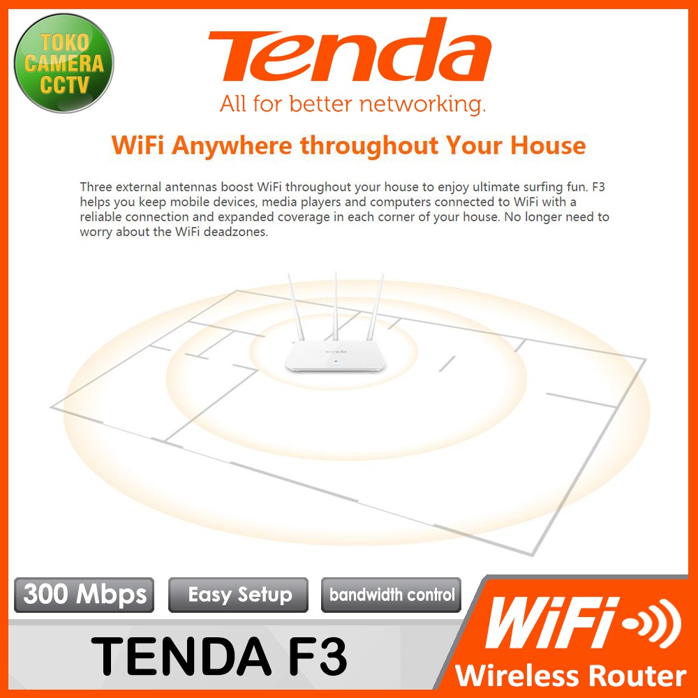 Wireless Router Extender Access Point Wifi Repeater Tenda F3