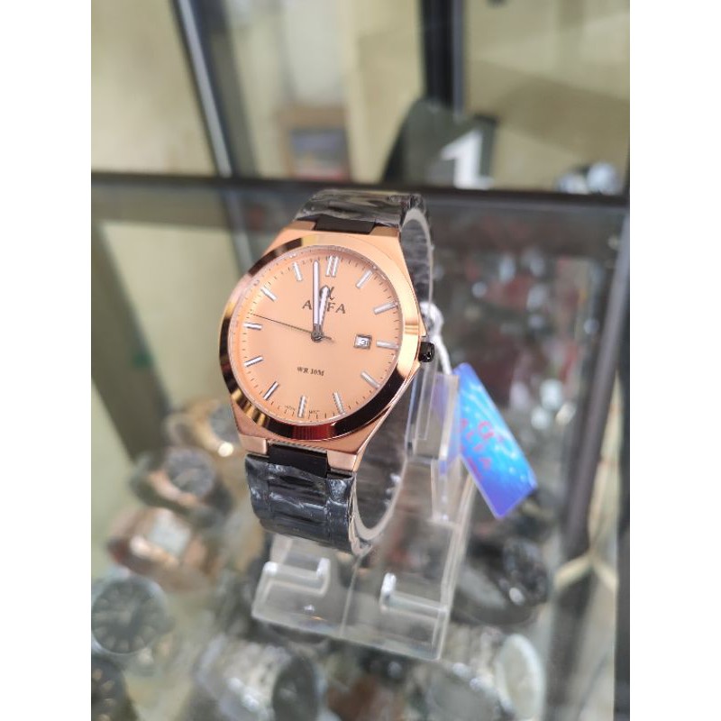 JAM TANGAN ALFA ORIGINAL PRIA SLIM TIPIS