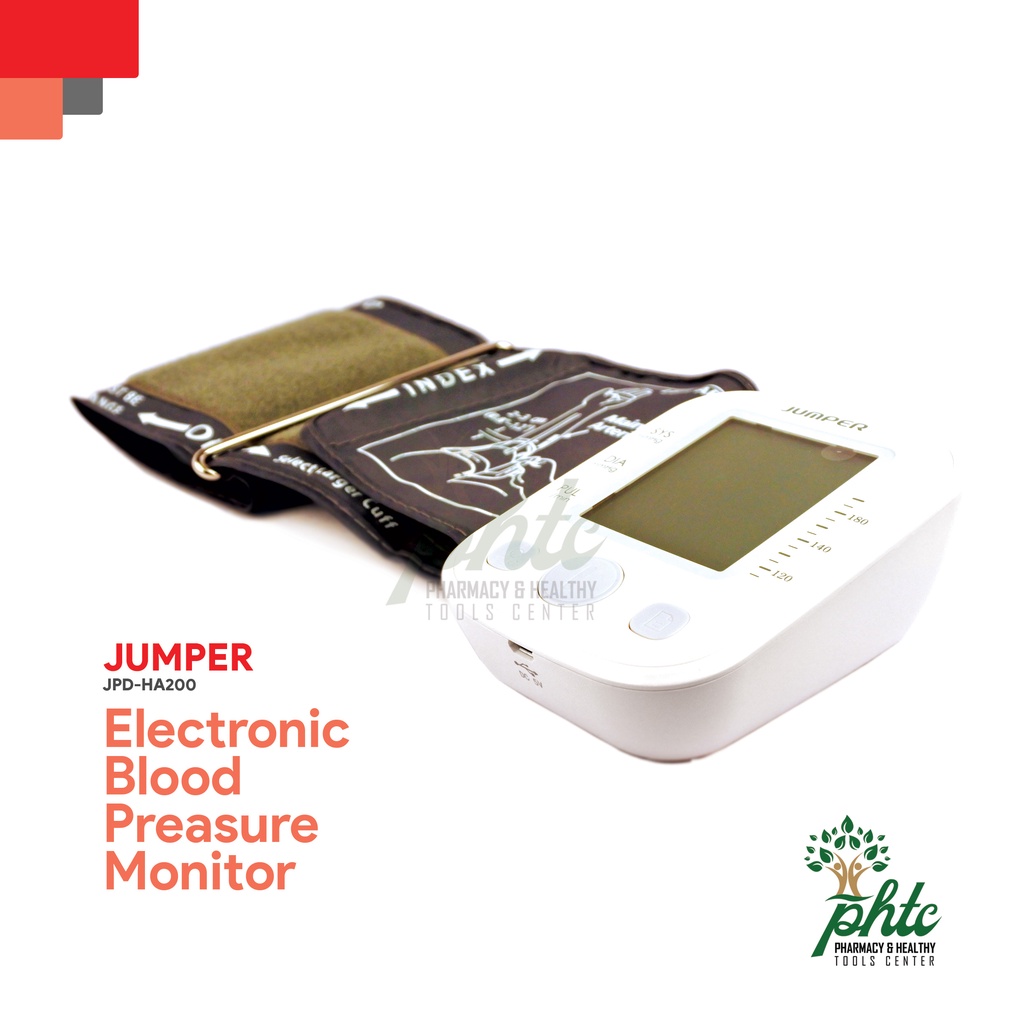 JUMPER HA-200 Tensimeter Digital l Electronic Blood Pressure Monitor