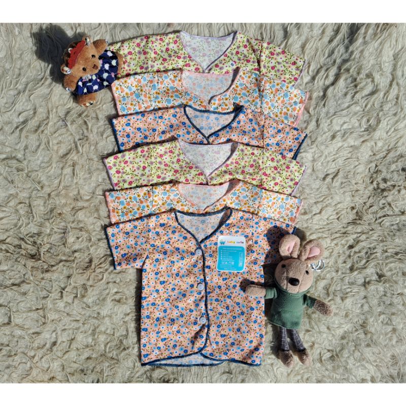 Paket Baju Bayi celana bayi Printing korean Look 9 pcs SNI promo 9.9