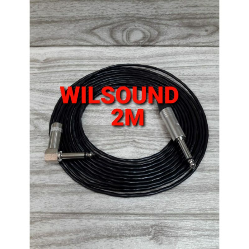 KABEL AUDIO CANARE KECIL JACK L AKAI MONO TO AKAI MONO 6.5MM 2M