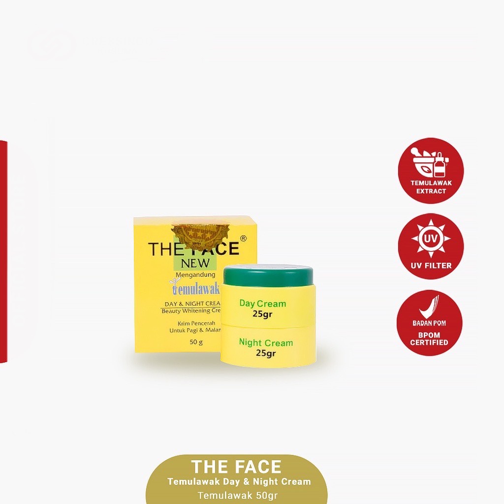 THE FACE Temulawak Day &amp; Night Cream 50 Gram