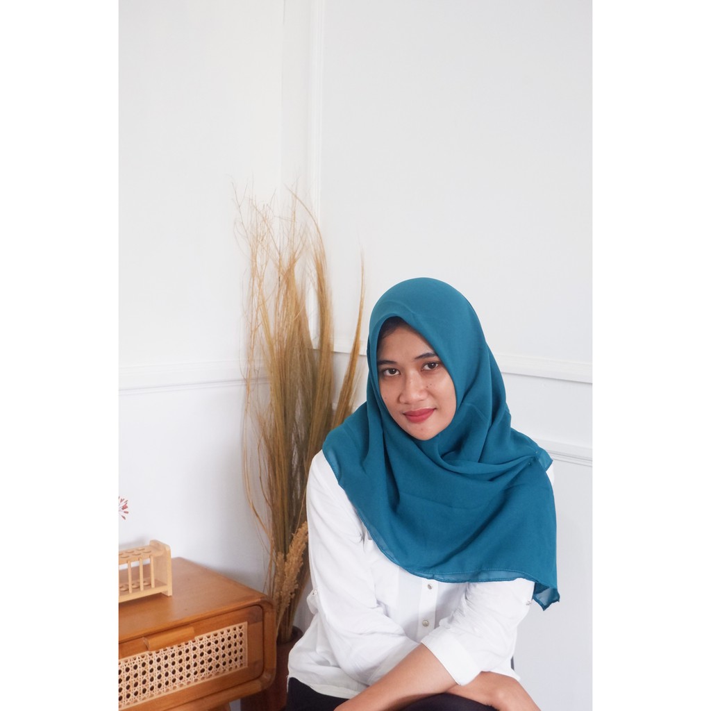 50 warna BELLA SQUARE JILBAB SEGI EMPAT POLLYCOTTON-bella tosca