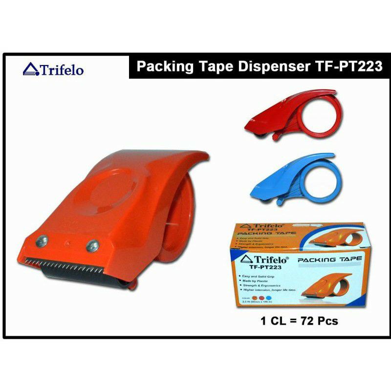 

Dispenser plakban/Tape cutter 2" Trifelo 223 plastik