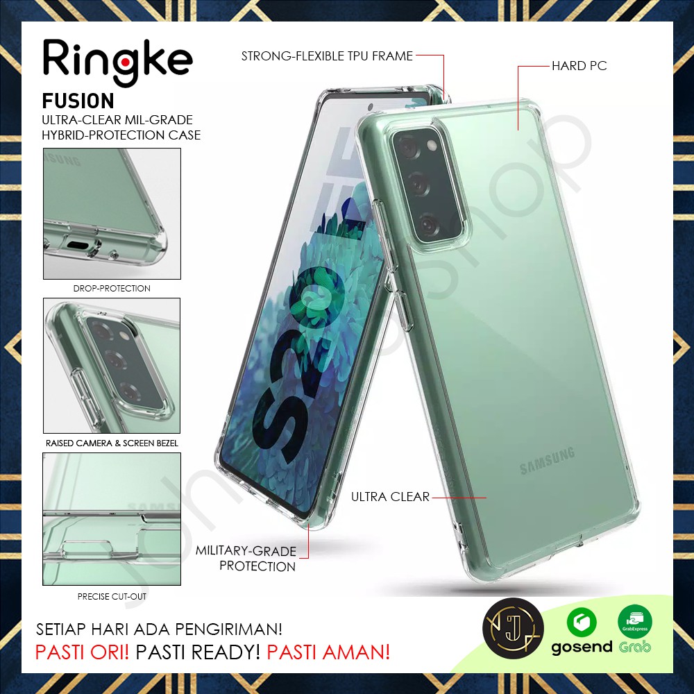 RINGKE FUSION Samsung Galaxy S20 FE Clear Hybrid Case