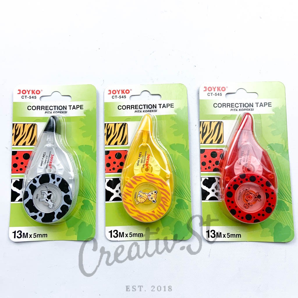 

JOYKO Tip-Ex Kertas Correction Tape Ct-545 13 Meter